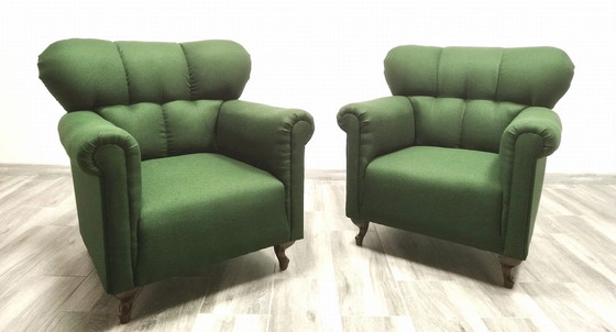 Image 1 of Retro Fauteuil Paar, Vintage, Tsjecho-Slowakije 60'S