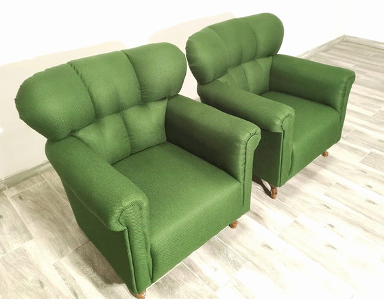 Image 1 of Retro Fauteuil Paar, Vintage, Tsjecho-Slowakije 60'S