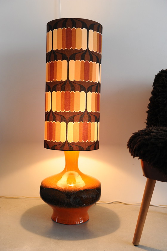 Image 1 of Grote vintage keramieken vloerlamp