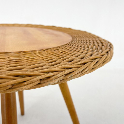 Vintage bijzettafel van Jan Kalous voor Uluv, Tsjecho-Slowakije 1970