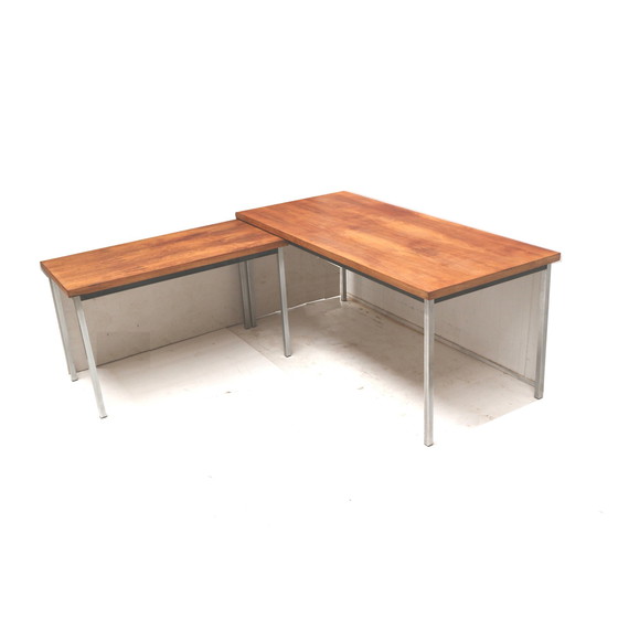 Image 1 of Vintage Palissander Hoekbureau Van Nipu Gemaakt In De Jaren ’60