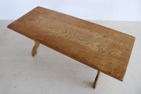 Image 1 of Vintage eiken zithoek