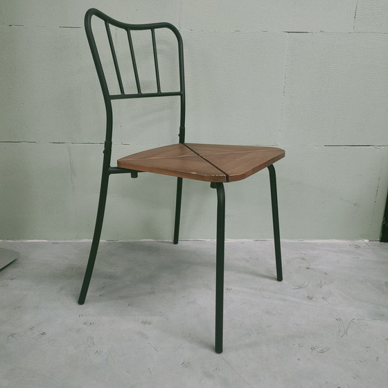 Image 1 of 4X Vintage Ikea Agne Eetkamerstoelen