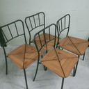 4X Vintage Ikea Agne Eetkamerstoelen