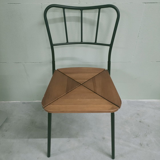 Image 1 of 4X Vintage Ikea Agne Eetkamerstoelen