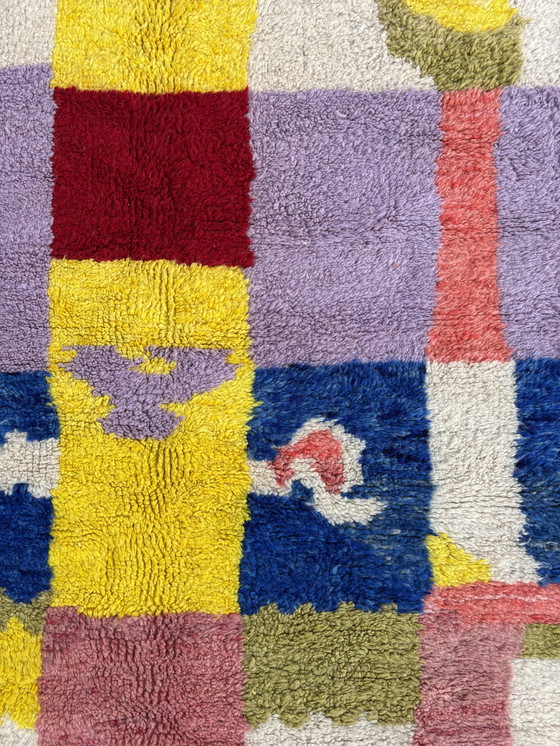 Image 1 of Marokkaans Berber Kleurrijk Wollen Vloerkleed 210X290 Cm