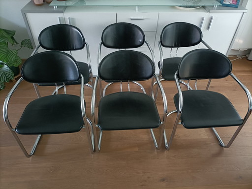 6x Design Eetkamerstoelen