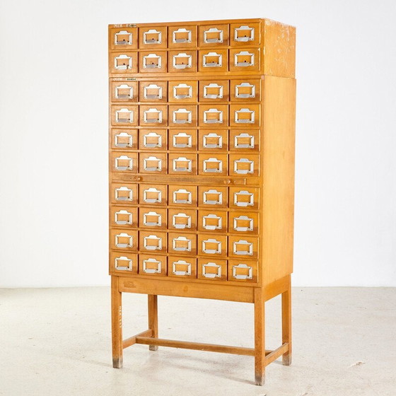 Image 1 of Eiken boekenkast, 1960