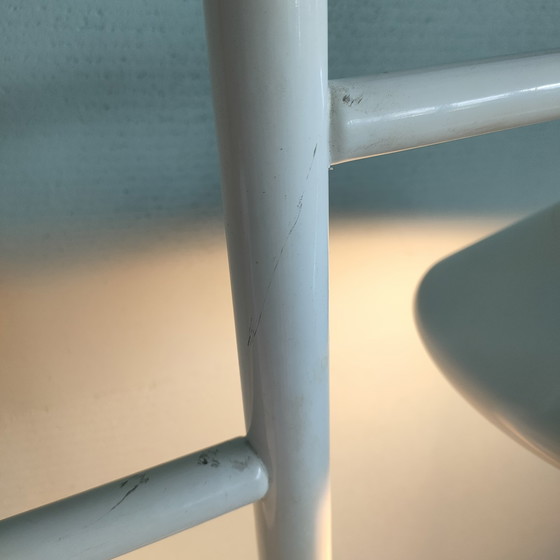 Image 1 of Vintage Witte Design Vloerlamp Met 2 Verstelbare Spots 