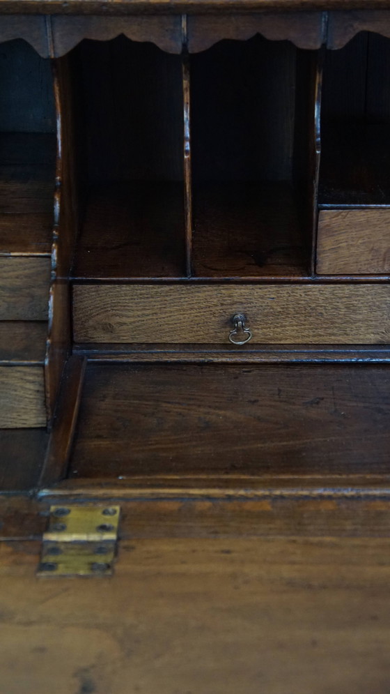 Image 1 of Eikenhouten Secretaire 