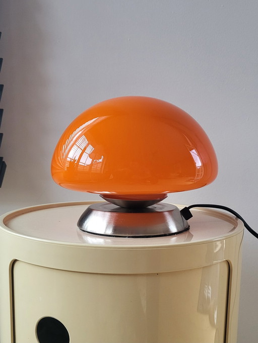 Mushroom lamp, oranje, Linhai Junis, touch-schakelaar 3 standen