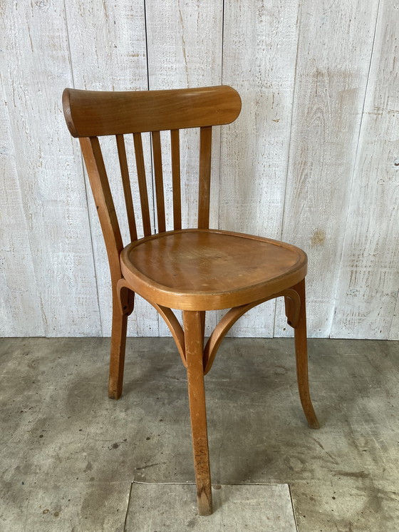 Image 1 of Set van 4 Gemengde Vintage Bistro Stoelen