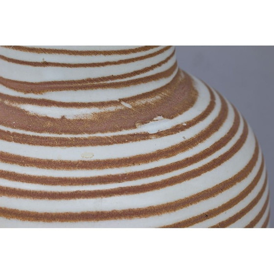 Image 1 of Vintage terracotta vloervaas van Anna-Lisa Thomson voor Upsala Ekeby, Zweden, jaren 1940