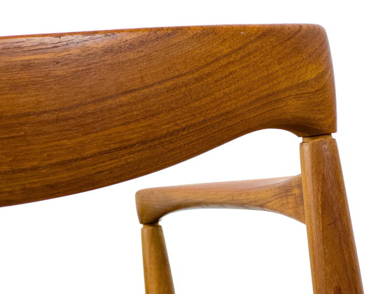 Image 1 of Teak & Papercord Fauteuil Door H. W. Klein Voor Bramin, 1960S