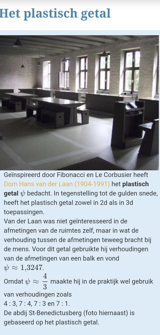 Image 1 of Zeldzame Origineel Jaren 70 Hans Dom Van Der Laan Kruk Tafel Bosssche School 