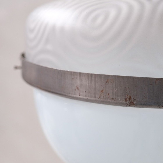 Image 1 of Vintage opaal glazen hanglamp, Frankrijk 1930