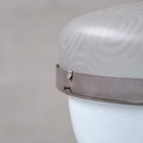 Image 1 of Vintage opaal glazen hanglamp, Frankrijk 1930