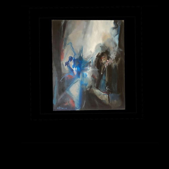 Image 1 of Abstract schilderij Jacques De Féline De La Roche 1983