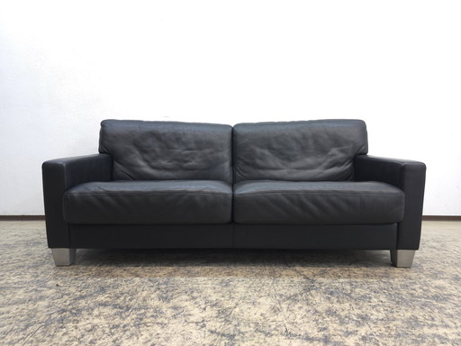 De Sede Ds 17 Sofa Zwart Club Leder Designer Sofa Leder Bank Desede