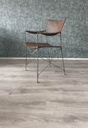 3x Vintage Yuzuru Yamakava Rap stoelen walnoot rotan