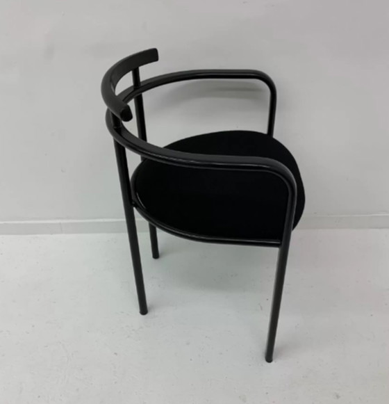 Image 1 of Set van 6 postmoderne Martina eetkamerstoelen door Carlo Bimbi voor Segis Italië, jaren 1980