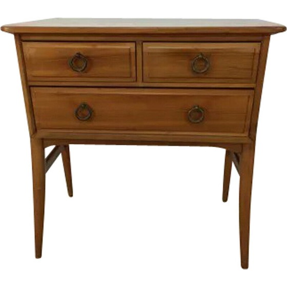 Image 1 of Vintage Scandinavische console in massief hout