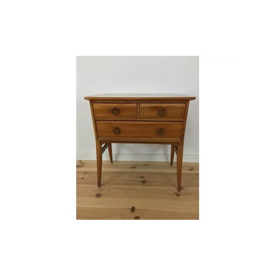 Image 1 of Vintage Scandinavische console in massief hout