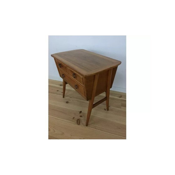 Image 1 of Vintage Scandinavische console in massief hout