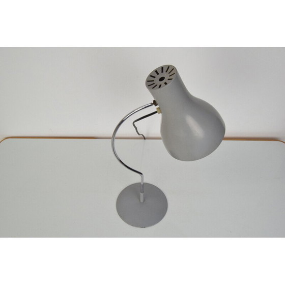 Image 1 of Vintage lamp in gelakt metaal en chroom van Josef Hurka voor Napako, Tsjecho-Slowakije 1970