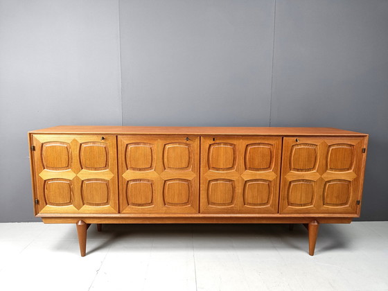 Image 1 of Rastad & Relling grafisch dressoir van Gustav Bahus 1960