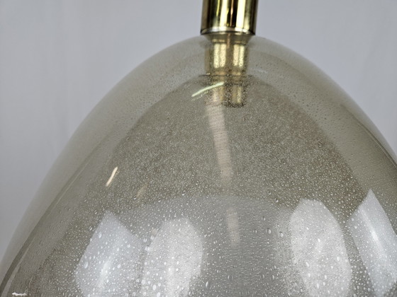 Image 1 of Grote plafondlamp in Murano glas en messing