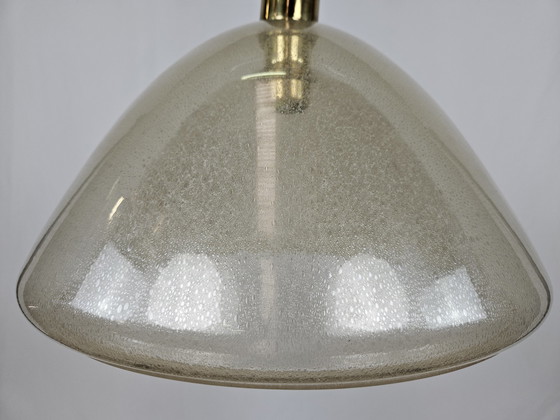 Image 1 of Grote plafondlamp in Murano glas en messing