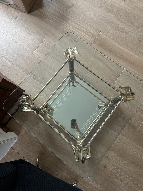 Image 1 of Hollywood Regency Goudkleurig Salontafel