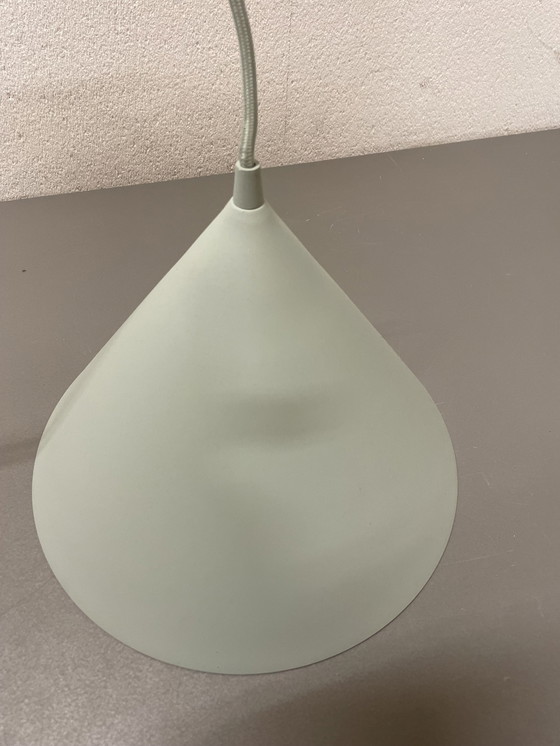 Image 1 of Woud Annular licht groene hanglamp small