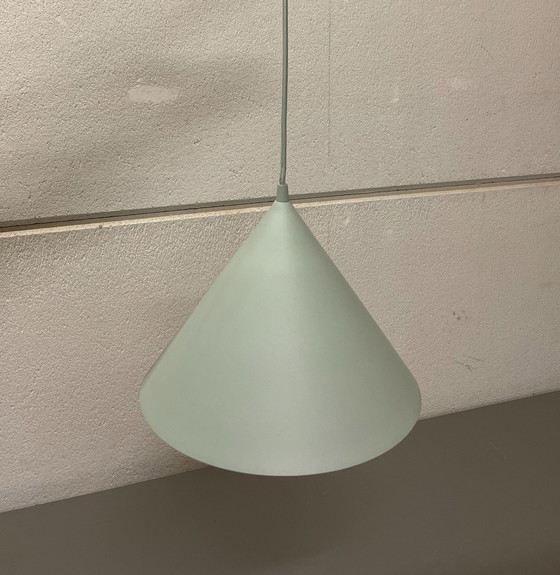 Image 1 of Woud Annular licht groene hanglamp small