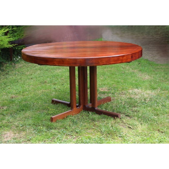 Image 1 of Mid century rozenhouten tafel door Johannes Andersen