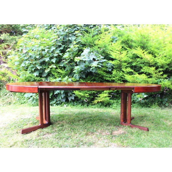 Image 1 of Mid century rozenhouten tafel door Johannes Andersen