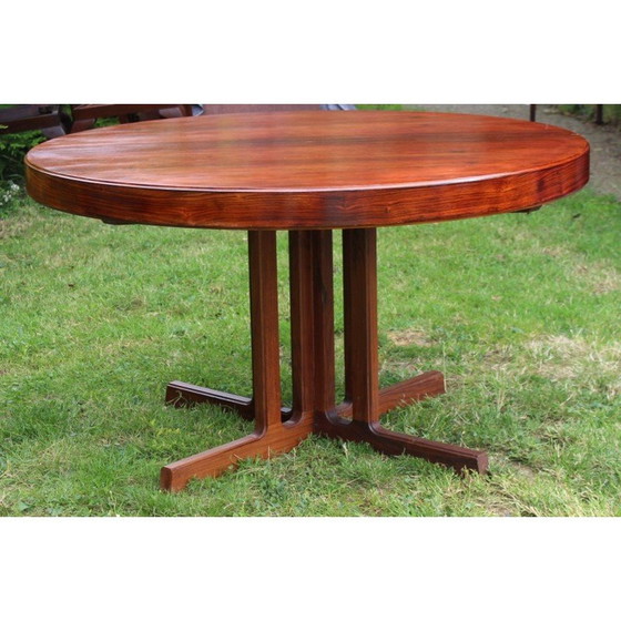 Image 1 of Mid century rozenhouten tafel door Johannes Andersen