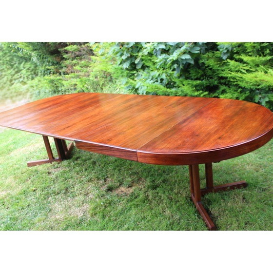 Image 1 of Mid century rozenhouten tafel door Johannes Andersen