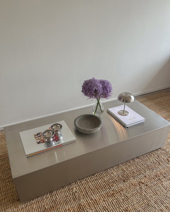 Image 1 of RVS salontafel roestvrij staal coffee table