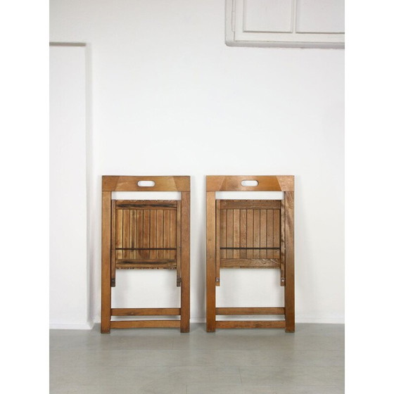 Image 1 of Paar vintage Triëste stoelen van Aldo Jacober