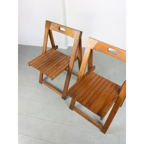 Image 1 of Paar vintage Triëste stoelen van Aldo Jacober