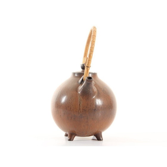 Image 1 of Scandinavische theepot van aardewerk door Gunnar Nylund, 1960