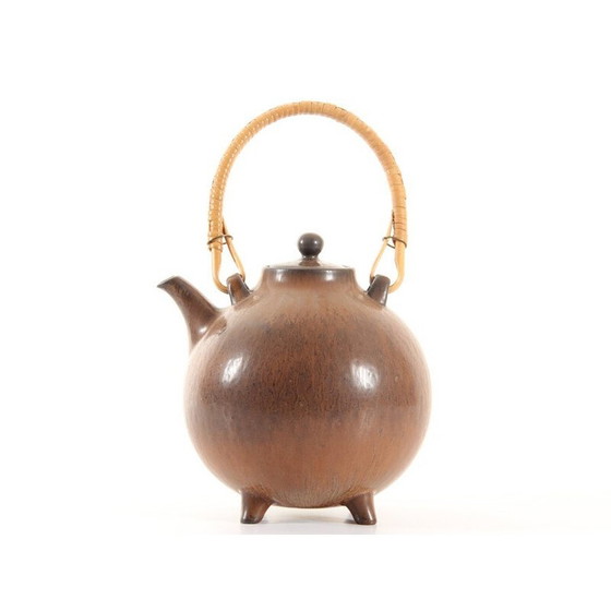 Image 1 of Scandinavische theepot van aardewerk door Gunnar Nylund, 1960