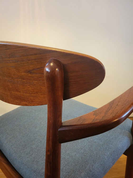 Image 1 of Set Van 2 Armstoelen Van Ejnar Larsen En Aksel Bender Madsen