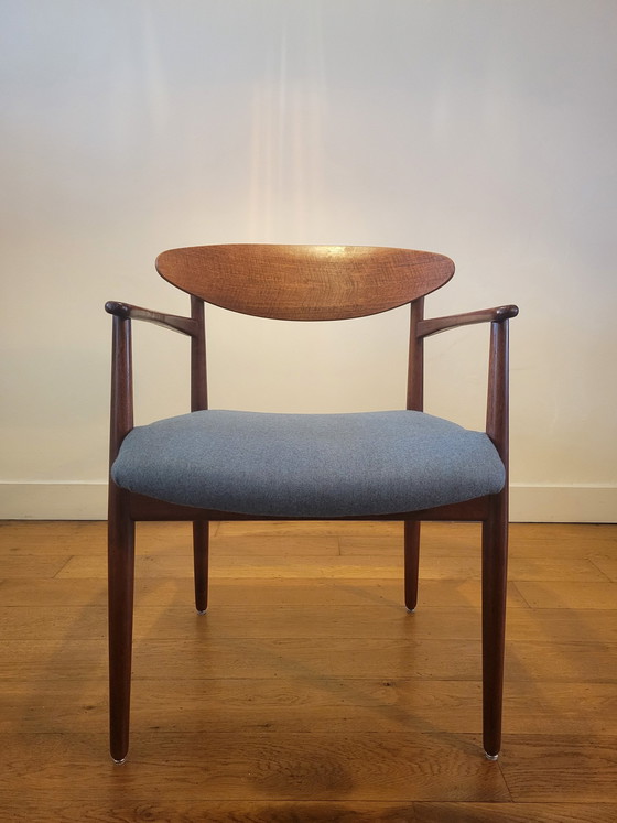 Image 1 of Set Van 2 Armstoelen Van Ejnar Larsen En Aksel Bender Madsen