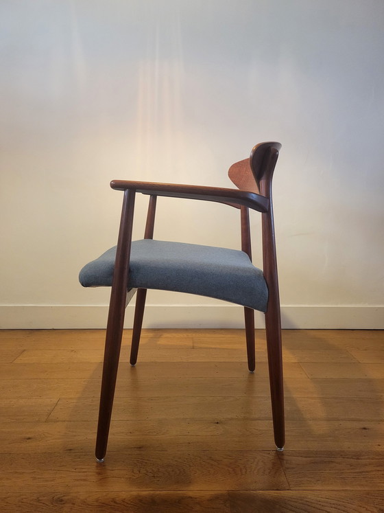 Image 1 of Set Van 2 Armstoelen Van Ejnar Larsen En Aksel Bender Madsen