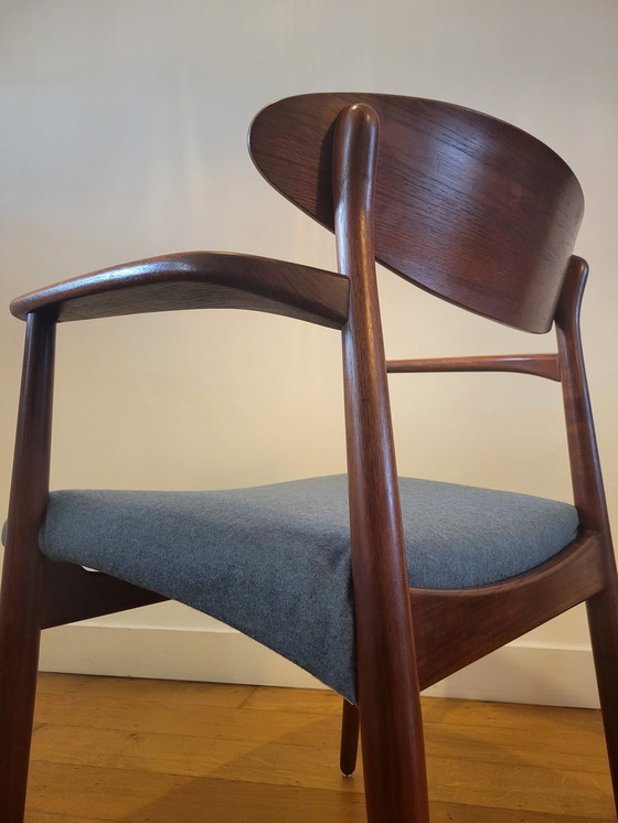 Image 1 of Set Van 2 Armstoelen Van Ejnar Larsen En Aksel Bender Madsen