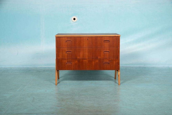 Image 1 of Vintage gerenoveerde sideboard teak, Midcentury 60s chest