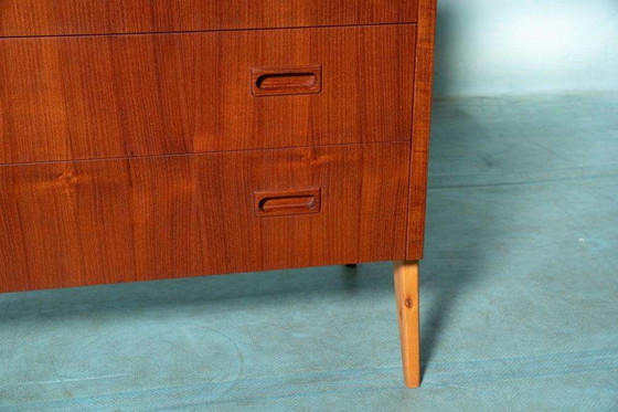 Image 1 of Vintage gerenoveerde sideboard teak, Midcentury 60s chest